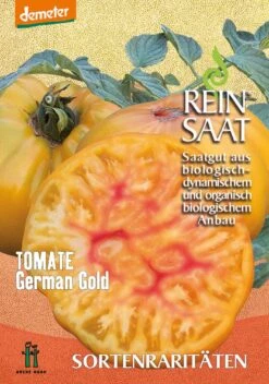 Fleischtomate German Gold | BIO Fleischtomatensamen Von Reinsaat