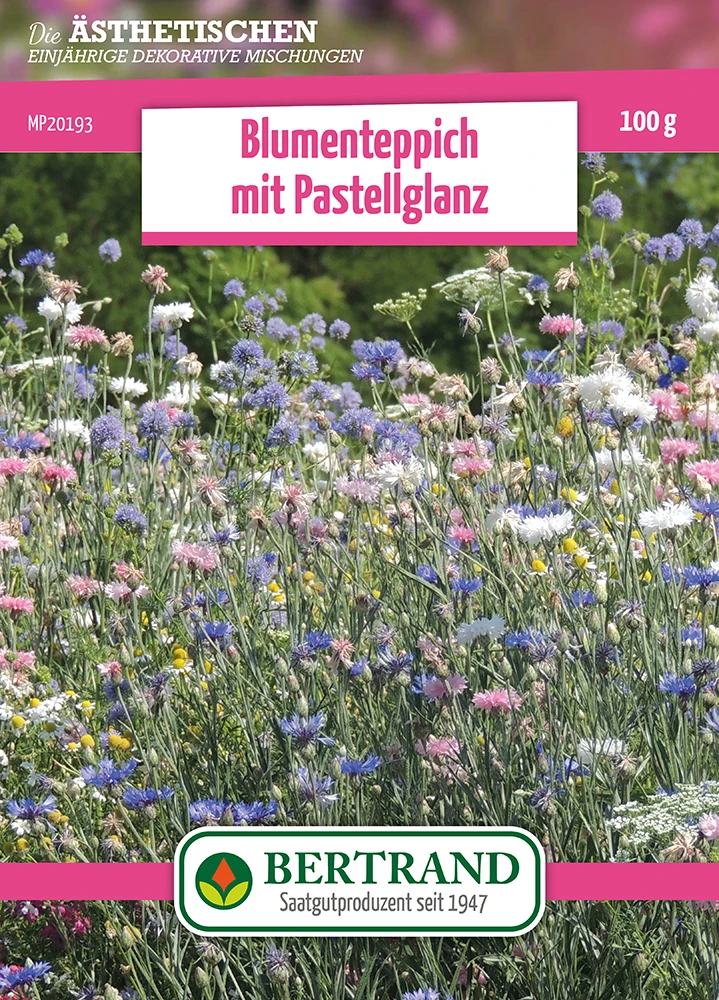 Blumenwiese Blumenteppich Pastell (100 G) | Blumensamen Von Bertrand 3 Blumenwiese Blumenteppich Pastell (100 G) | Blumensamen Von Bertrand