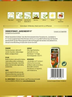 Erdbeertomate Gardenberry F1 | Tomatensamen Von N.L. Chrestensen