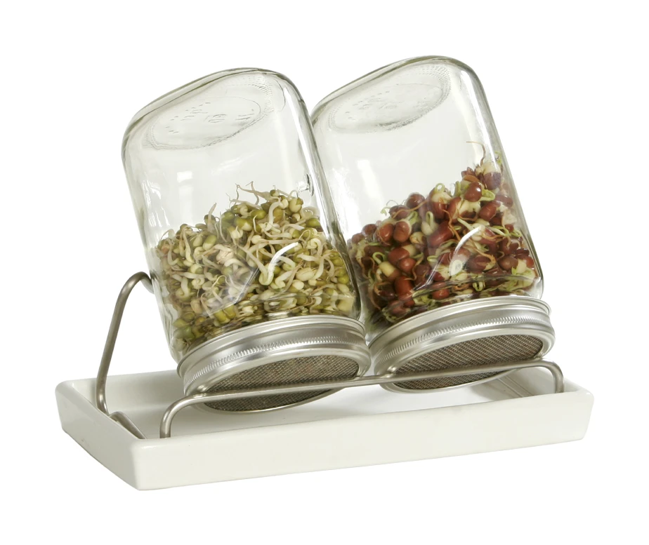 Sprossenglas-System II Weiß (1000 Ml) | Sprossengläser Von Eschenfelder 3 Sprossenglas-System II Weiß (1000 Ml) | Sprossengläser Von Eschenfelder