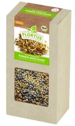 Keimsprossen Set "Mischungen" Mit 6 Sorten (1,2 Kg) | BIO Keimsprossen Von FLORTUS -Mohnsams Geschaft 551892 BIO Keimsprossen Set Mischungen mit 6 Sorten 1 2 kg 2000 0566 5