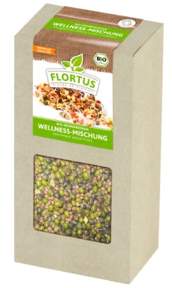 Keimsprossen Set "Lieblingssprossen" Mit 6 Sorten (1,2 Kg) | BIO Keimsprossen Von FLORTUS -Mohnsams Geschaft 554423 BIO Keimsprossen Set Lieblingssprossen mit 6 Sorten 1 2 kg 2000 0693 6