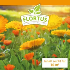Ringelblumen Mischung | Blumenwiese Von FLORTUS -Mohnsams Geschaft 554533 Ringelblumen Mischung 2000 0727 100g 1