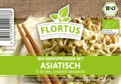 Keimsprossen Set Asiatisch (6 Sorten) | BIO Keimsprossen Sets Von FLORTUS -Mohnsams Geschaft 554615 BIO Keimsprossen Set Asiatisch 6 Sorten 2000 0735 1