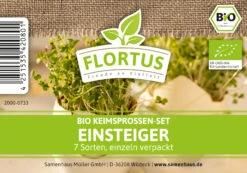 Keimsprossen Set Einsteiger (7 Sorten) | BIO Keimsprossen Sets Von FLORTUS -Mohnsams Geschaft 554617 BIO Keimsprossen Set Einsteiger 7 Sorten 2000 0733 1