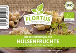 Keimsprossen Set Hülsenfrüchte (6 Sorten) | BIO Keimsprossen Sets Von FLORTUS -Mohnsams Geschaft 554618 BIO Keimsprossen Set Huelsenfruechte 6 Sorten 2000 0732 1