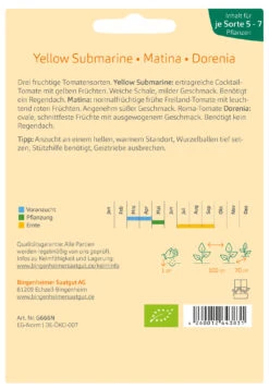 Mischung Tomaten-Garten | BIO Tomatensamen Von Bingenheimer Saatgut -Mohnsams Geschaft 559061 BIO Mischung Tomaten Garten G666 N05 bi 1